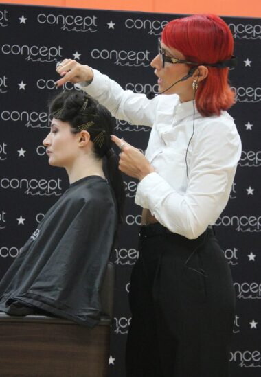 An ambassador from Indola describes how she creates an up do
